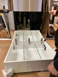 Specchio contenirore bifacciale