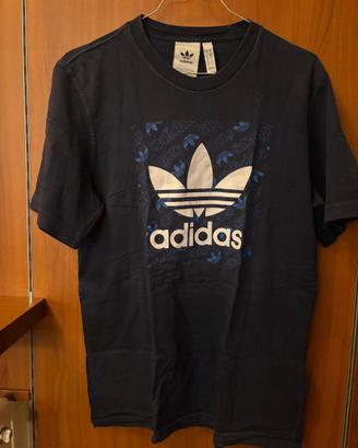 t shirt adidas blu