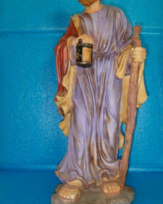 Statua San Giuseppe 45 cm presepe in resina