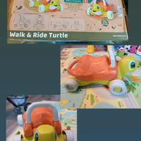 2 in 1 tartaruga cavalcabile e i primi passi
