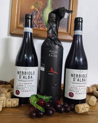 2 Nebiolo più 1 Poggio  3 di bianco 