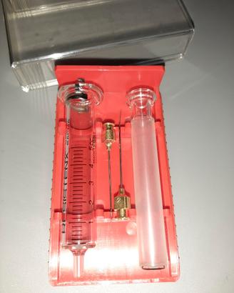 Siringa in vetro vintage