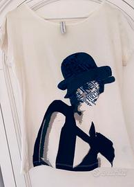 TRUSSARDI - T-shirt bianco da donna