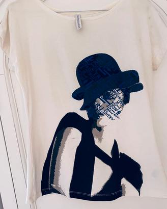 TRUSSARDI - T-shirt bianco da donna