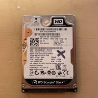 Hard Disk WD Scorpio Black 250GB 2.5” SATA 7200RPM