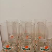 Set 6 bicchieri Gatorade in vetro da 0,5 L