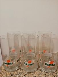 Set 6 bicchieri Gatorade in vetro da 0,5 L