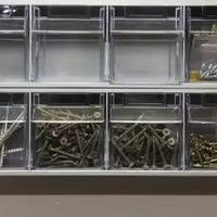 10x Cassettiera porta minuteria con 6 cassetti