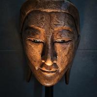 Buddha da collezione _ intagliato in legno