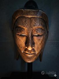 Buddha da collezione _ intagliato in legno