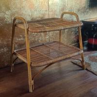 Tavolino vimini George Coslin anni 50 x Gervasoni