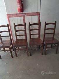 Sedie in legno