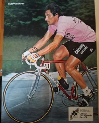8 poster campioni di ciclismo anni 80
