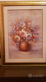 Quadro stampa d'arte /Fiori in vaso" - L. Cursore
