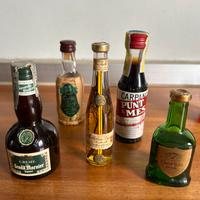 Set 9 bottigliette mignon anni ‘70