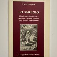 Lo Sfregio Pierre Legendre Giappichelli Editore