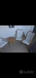 set in vimini salotto 