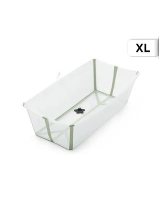 Flexi bath® xl - trasparent green - stokke®
