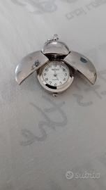 orologio da tasca a forma di.coccinella al.quarzi 