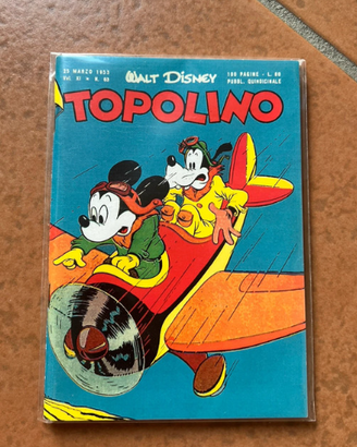 Topolino 63 del 25 marzo 1953 - ristampa