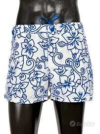 Costume Sundek Uomo Taglia L Fantasia Blu Bianco