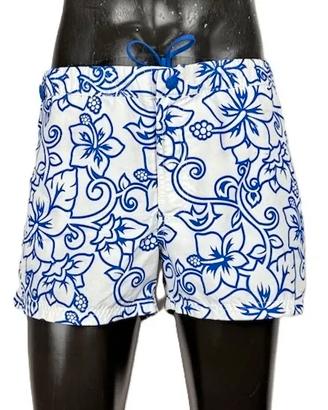 Costume Sundek Uomo Taglia L Fantasia Blu Bianco