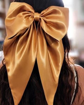 Fiocchi grandi per capelli in raso