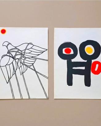 Stampe serigrafiche vintage anni 80