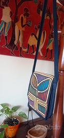 Borsa etnica unica di cotone 