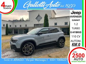 Jeep Avenger 1.2 turbo e-hybrid mhev Summit fwd 10