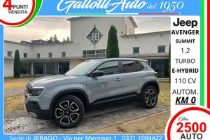 Jeep Avenger 1.2 turbo e-hybrid mhev Summit fwd 10