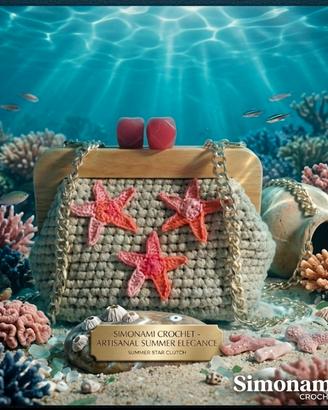 Borsa Crochet Summer Star SIMONAMI CROCHET 