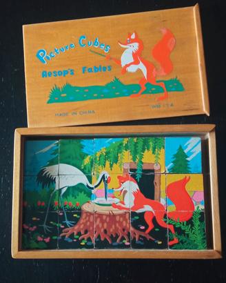 Puzzle in legno Vintage 