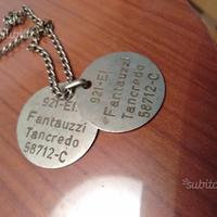 Piastrina militare regia marina originale