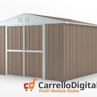 Box struttura lamiera Acciaio 327x307 tortora