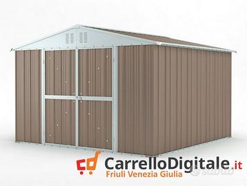 Box struttura lamiera Acciaio 327x307 tortora