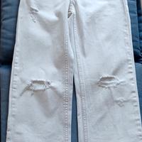 Jeans con strappi bambina 8/9 anni