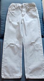 Jeans con strappi bambina 8/9 anni