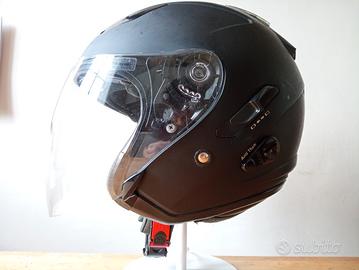 Casco moto jet Kyt by Suomy Hellcat nero opaco 