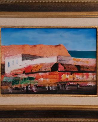 SHARM EL SKEICH dipinto olio 35x50 di MAGAZZINI