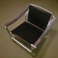 Poltroncina sedia LC1 Le Corbusier Cassina vintage