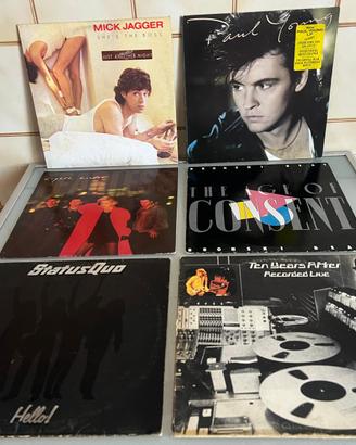 Lotto 5 LP 33 giri - Stranieri anni 80"