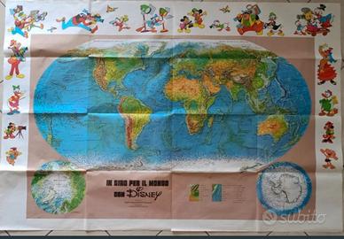 Disney mappa vintage 1976 grande 157x108 Mondadori