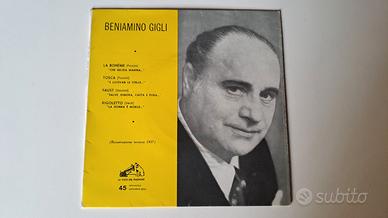 Disco 45 giri di Beniamino Gigli