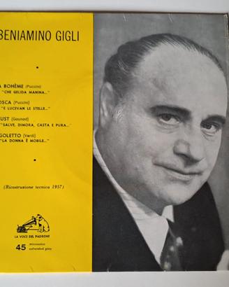 Disco 45 giri di Beniamino Gigli