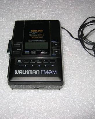 Walkman Sony radio stereo cassette con autoreverse