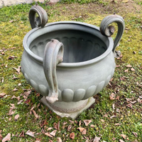 RARITA':maxiURNAanforaPORCELLANAsmaltataXIXsecolo