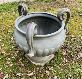 RARITA':maxiURNAanforaPORCELLANAsmaltataXIXsecolo