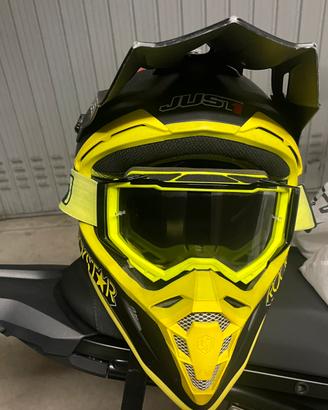 Casco moto cross Just