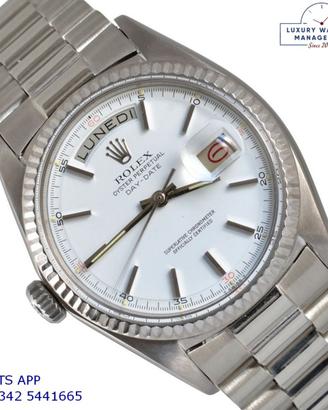 ROLEX  Day-Date 1803 Left-Handed Red quarter dial